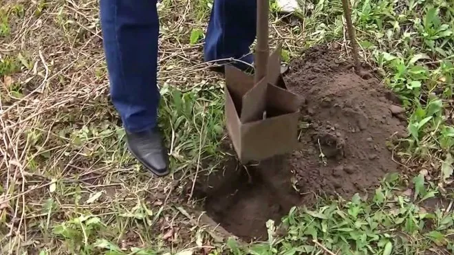 Самодельный бур для столбов