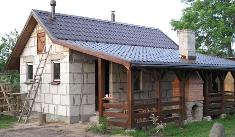 Баня из газоблока
