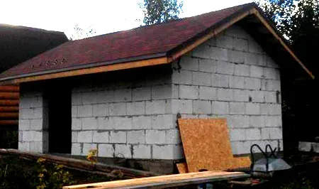 сарай из газобетона сарай из газобетона