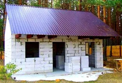 сарай из пеноблоков сарай из пеноблоков