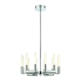 фото Подвесная светодиодная люстра Lucia Tucci Flop 3390.12 Chrome 220svet