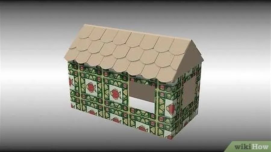 Детский домик из коробки❕ Поделка