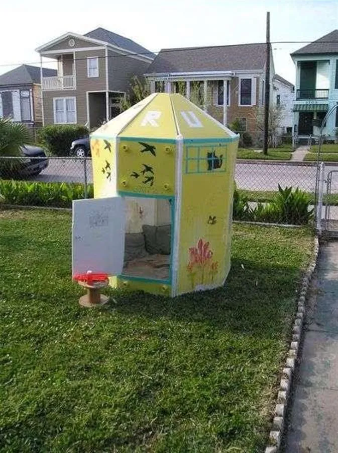 Складной детский домик из труб