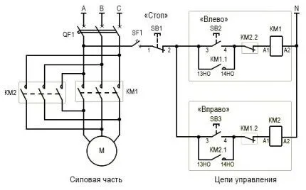 Схема с дополнительным пускателем Дополнительная сигнальная цепь