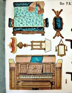 Victorian Dollhouse Furniture, Image 3d, Dollhouse Accessories