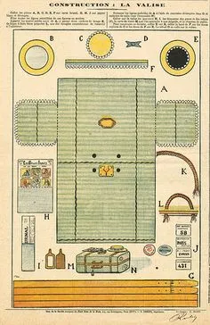 Vintage Paper Crafts, Vintage Paper Dolls, Vintage Toys, Dollhouse Decor
