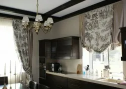 длина штор для кухни