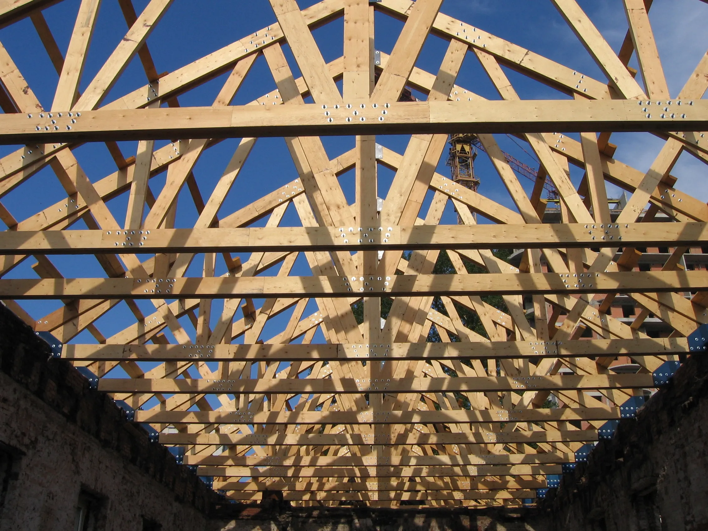 Стропильная система мансардной крыши