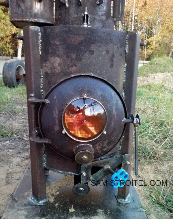 самодельная Печь длительного горения