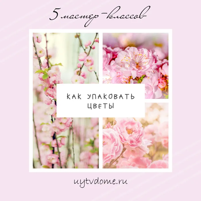 5 мастер-классов: как упаковать цветы своими руками в домашних условиях