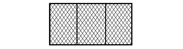 усиленная секция из сетки рабицы