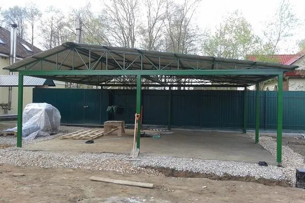 стройка навеса