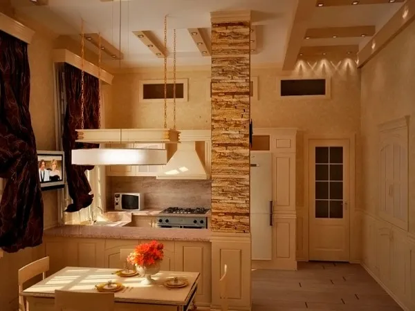 Имитация колонны