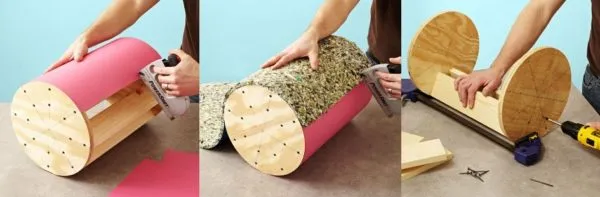 Как сделать пуфик своими руками: 7 мастер-классов