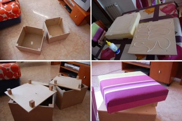 Как сделать пуфик своими руками: 7 мастер-классов