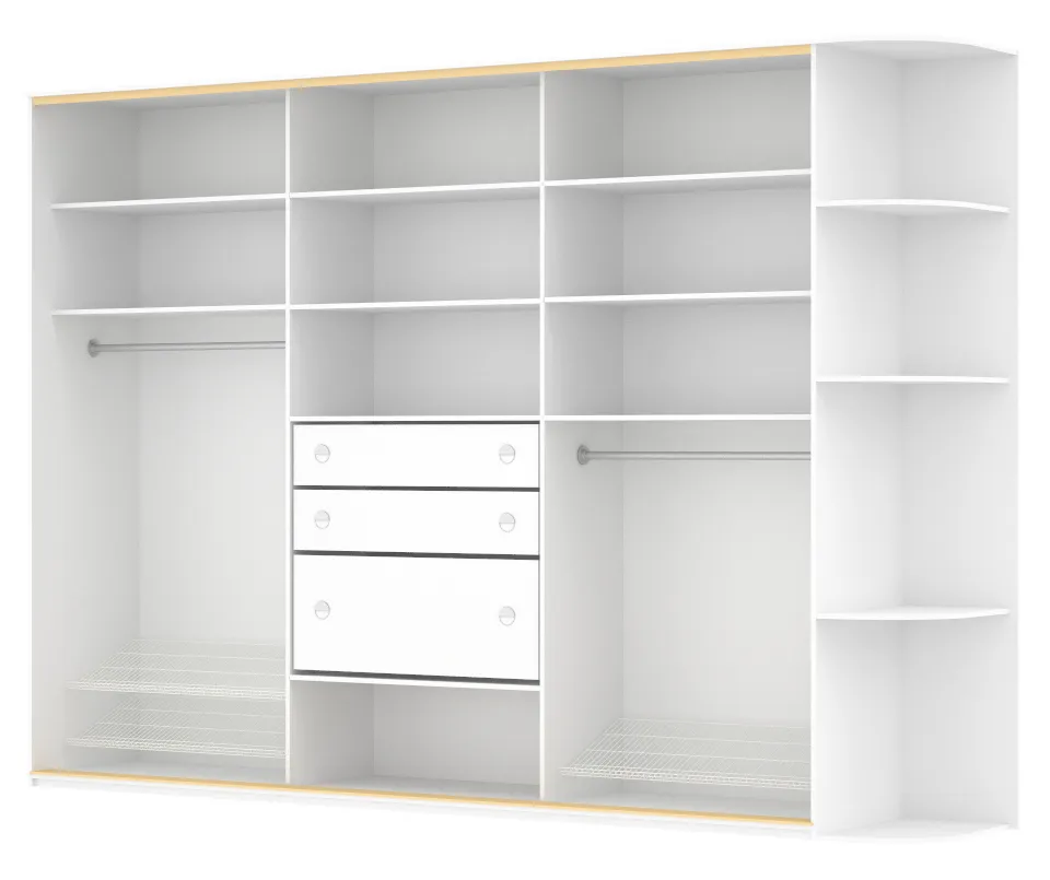 Шкаф купе белого цвета