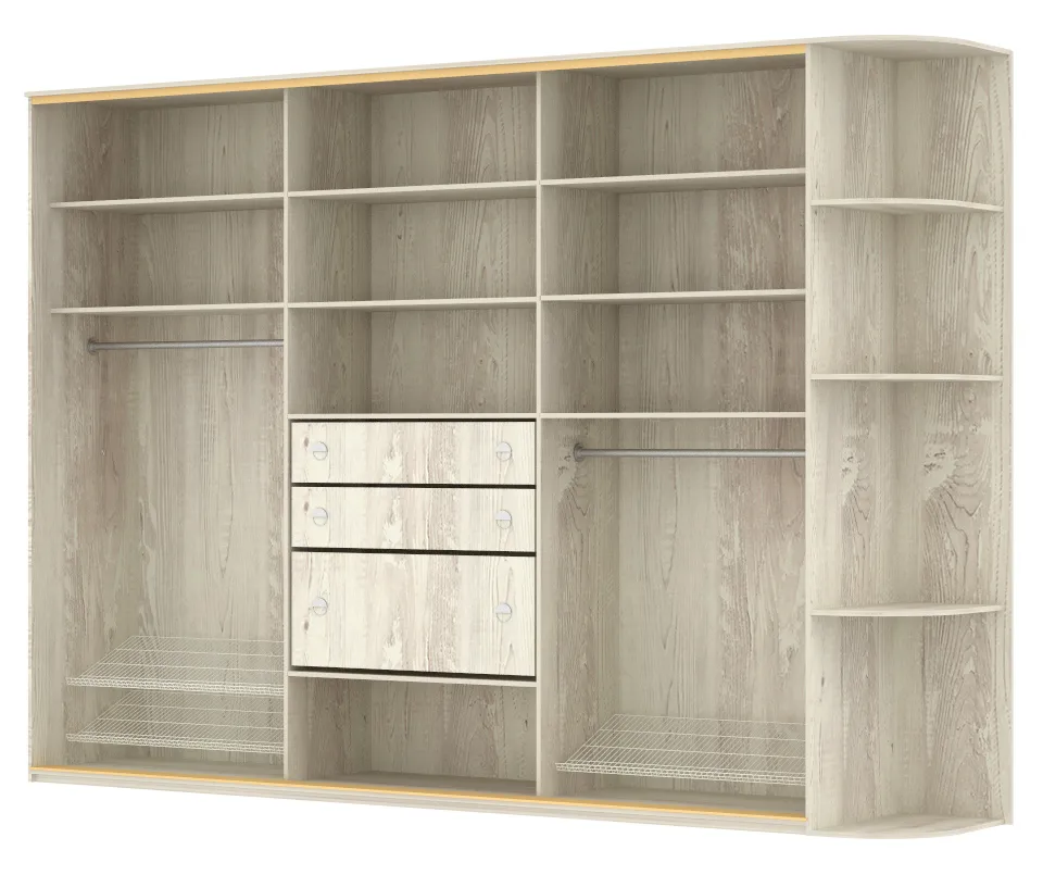 Светлые шкафы купе