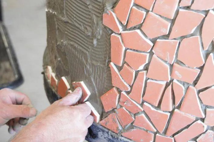 Инструкция по облицовке печи терракотовой плиткой