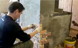 Облицовка углов печи