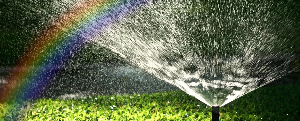 Автоматический полив газона