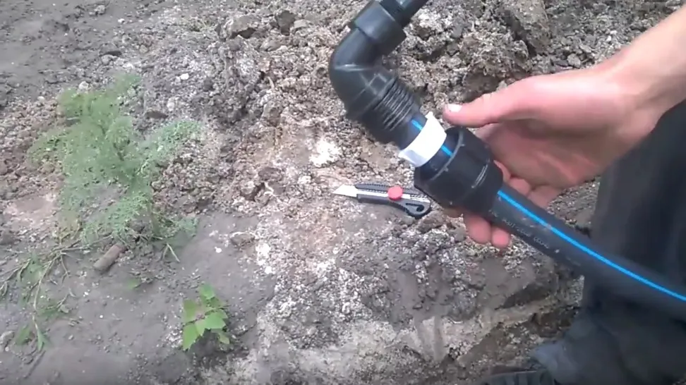 Установка шарнирного колена