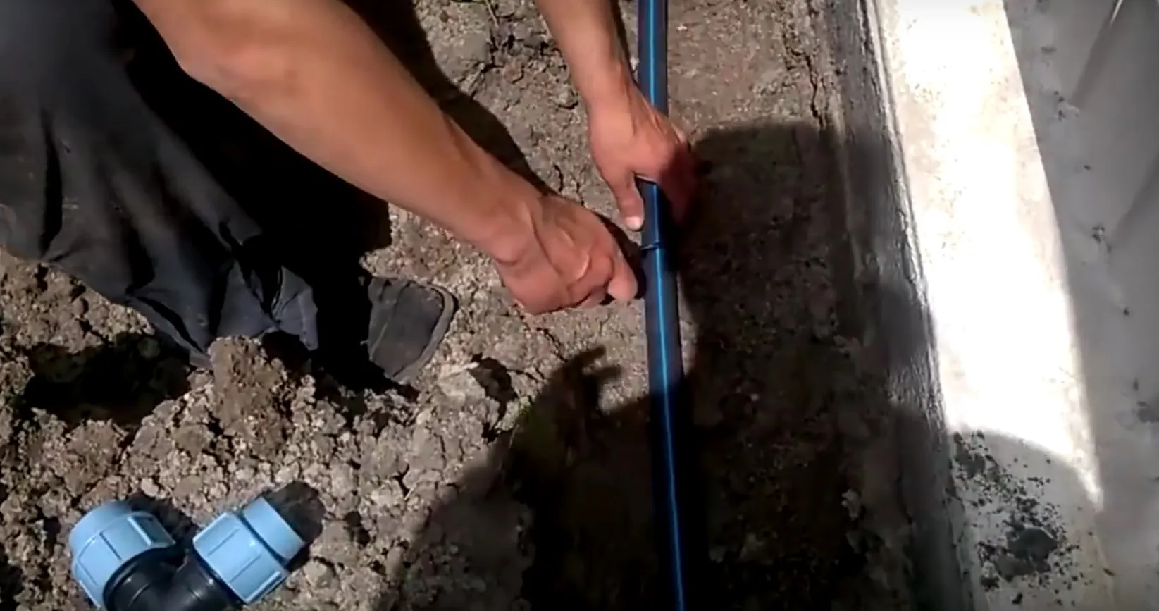 Прокладка магистральной трубы