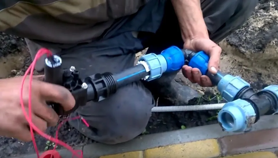 Подключение электромагнитного клапана