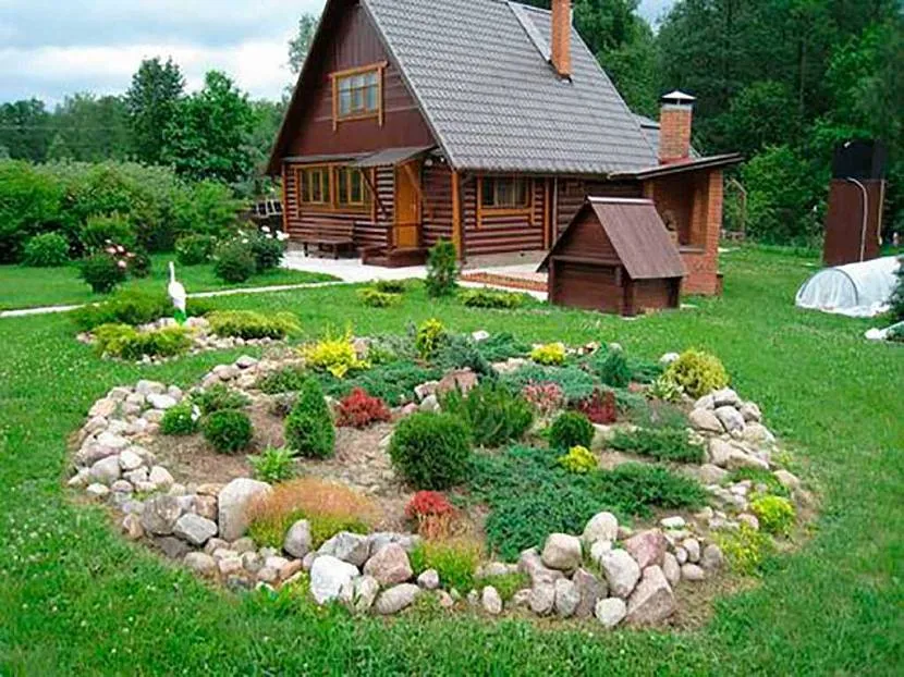 планировка дачного участка 6 соток с домом