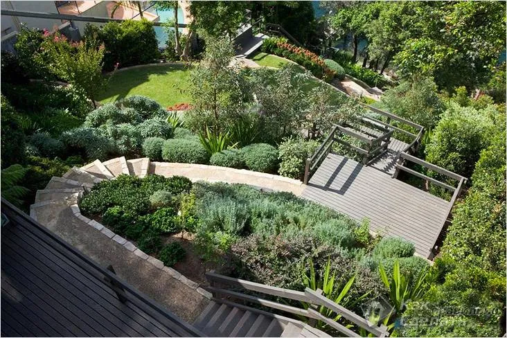 планировка участка 5 соток с домом