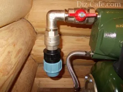 Обратный клапан на станции