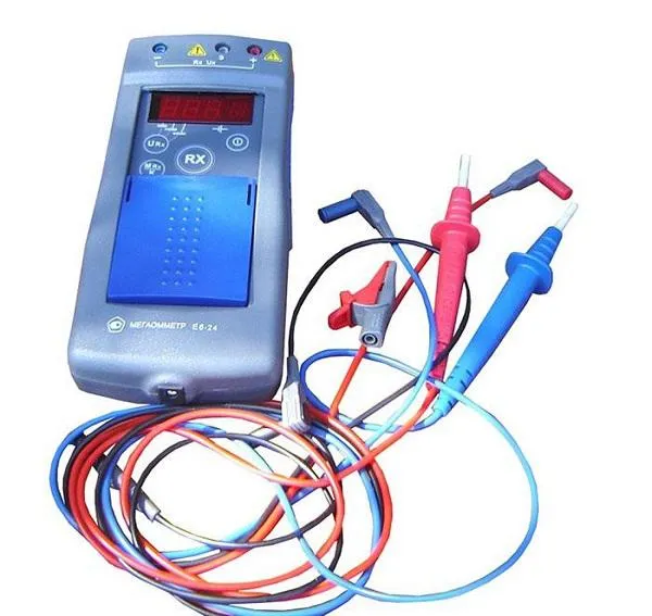 Так выглядит электронный мегаомметр Электронный мегаомметр