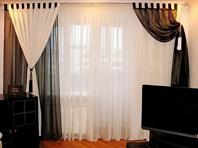 шторы на трубе фото