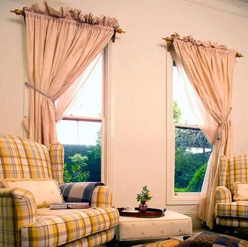 шторы на трубе фото