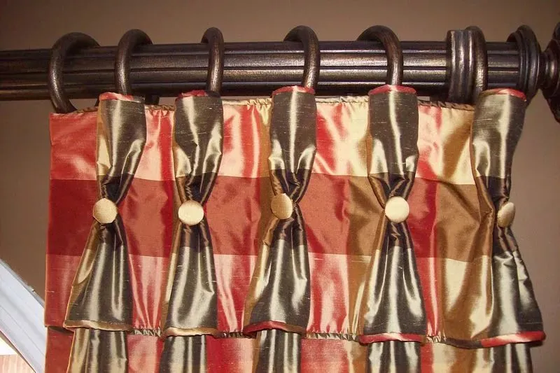 шторы на трубе фото