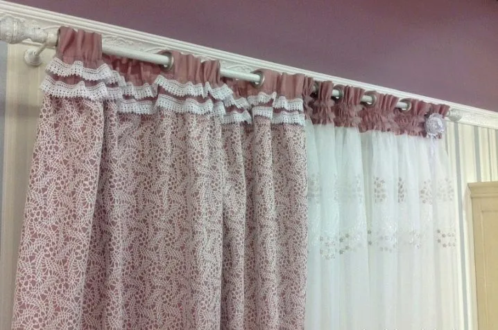 шторы на трубе фото