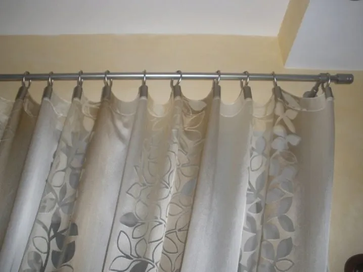 шторы на трубе фото