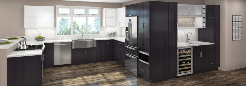 Шкафы для кухни: правила выбора, фото