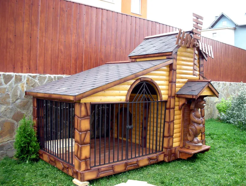 Капитальный вольер для небольших собак