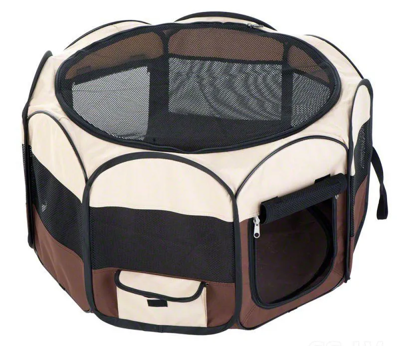 Магазинный текстильный вольер для мелких собак