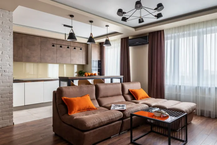 зонирование совмещенной кухни-гостиной зонирование совмещенной кухни-гостиной