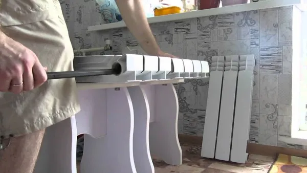 монтаж алюминиевого радиатора монтаж алюминиевого радиатора отопления