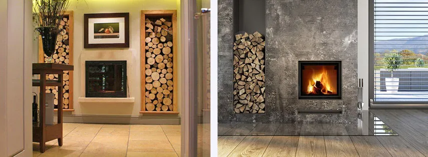 Дровницы ниши в стене