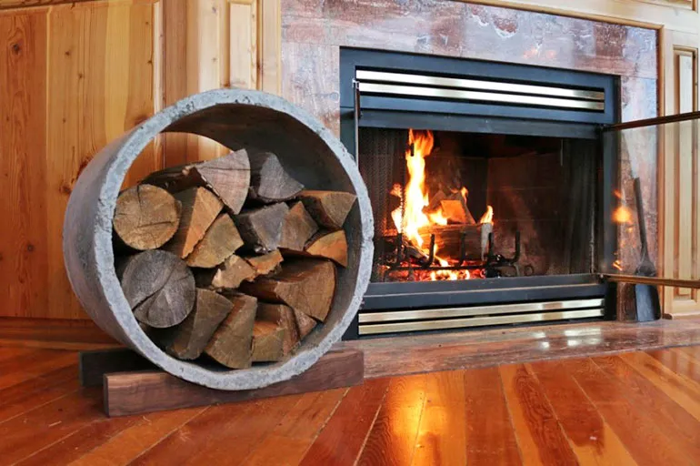 Круглая дровница