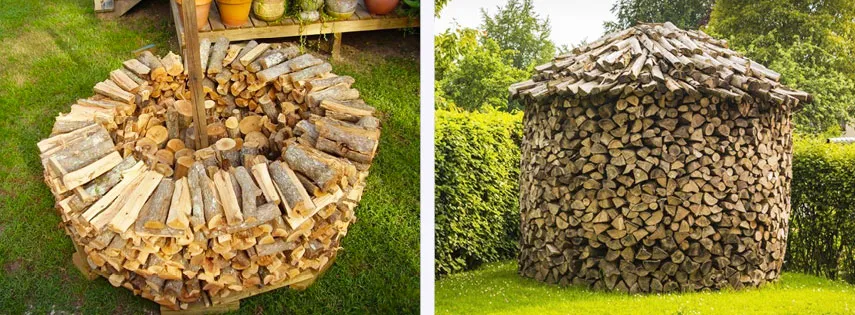 Круговой метод укладки дров