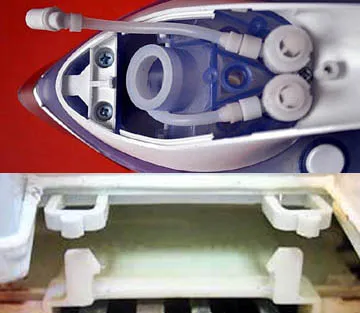 Крепления корпуса утюга