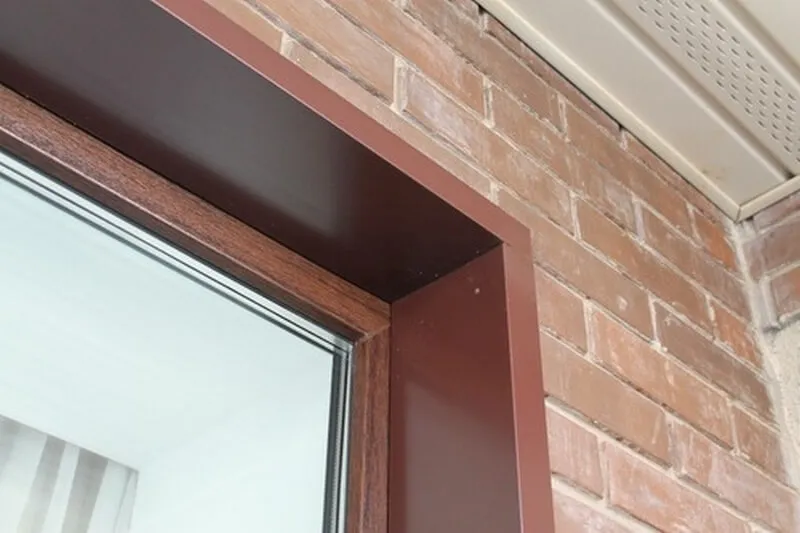 Металлические наружные оконные откосы