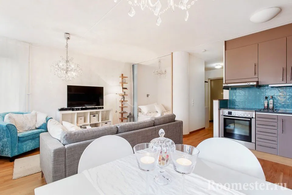 Спальня за ширмой Спальня за ширмой