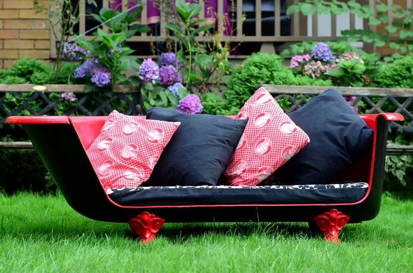 старая ванна на дачном участке идеи